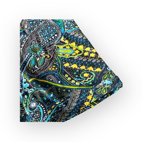 new Papillon Blanc 🝮 Shaped Boho Halter Corset Top 🝮 Floral Paisley Print 🝮 L - Picture 4 of 16